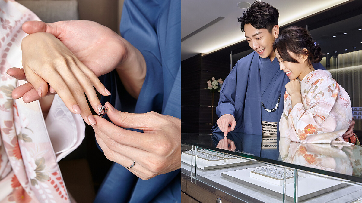 剛推出就大受矚目的I-PRIMO「初空」婚戒系列，IG網紅b.be和男模男友 搶先試戴體驗，讓新人們感受絕美浪漫婚戒圈粉魅力有多強大！