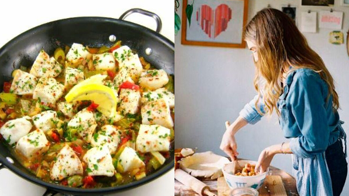 低卡低脂減脂餐—金針菇蒜蓉蒸魚粒料理 做法來了！清爽美味，吃了還想再吃！