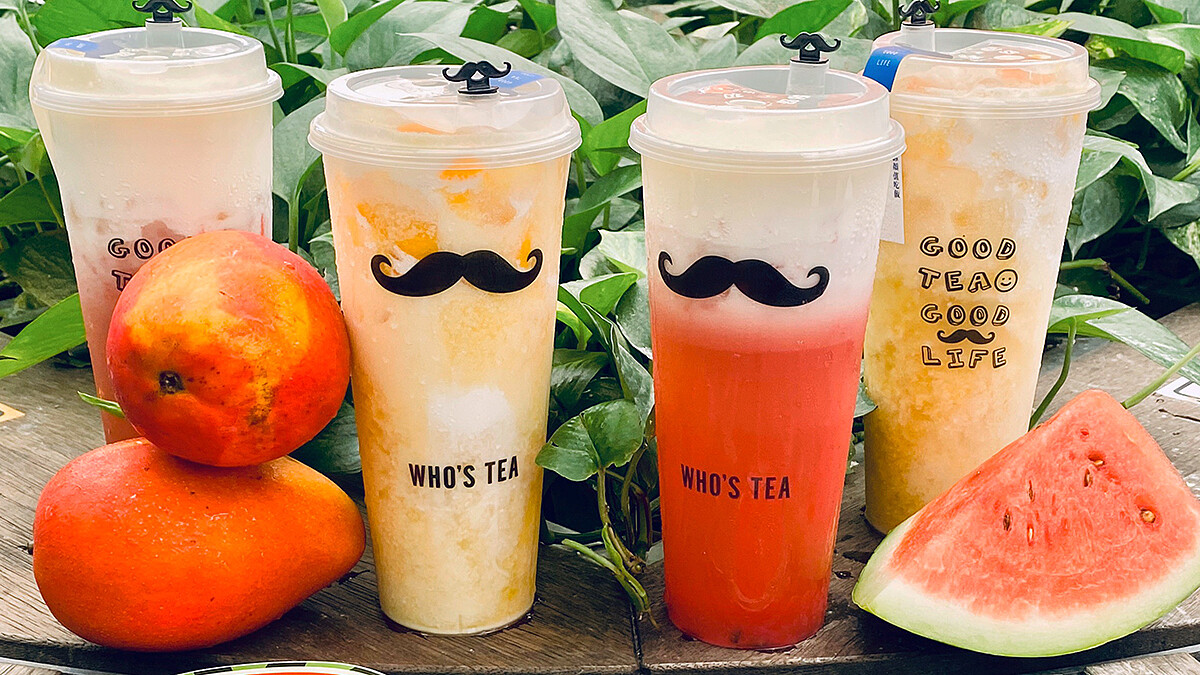 夏季限定!鬍子茶推西瓜、芒果大福奶蓋,濃郁奶蓋配上新鮮果肉,夏日消暑首選