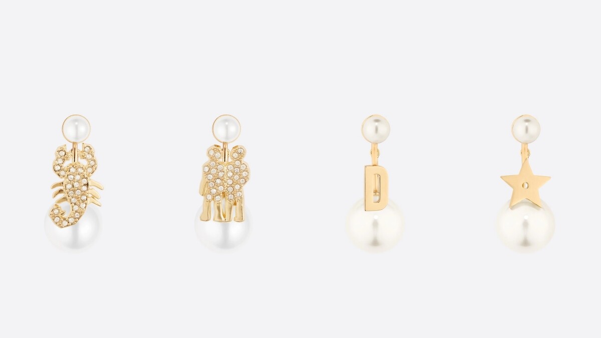 My ABCDior Tribales系列：星座款（NT$10,500）、字母款（NT$8,500）