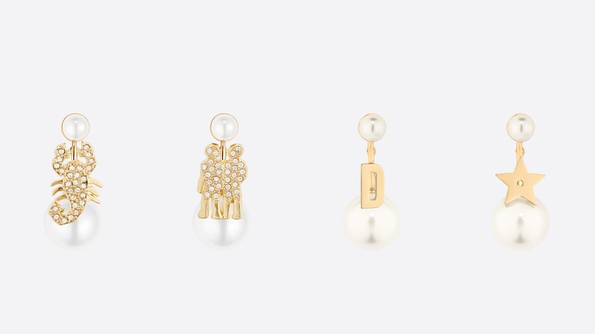 My ABCDior Tribales系列：星座款（NT$10,500）、字母款（NT$8,500）