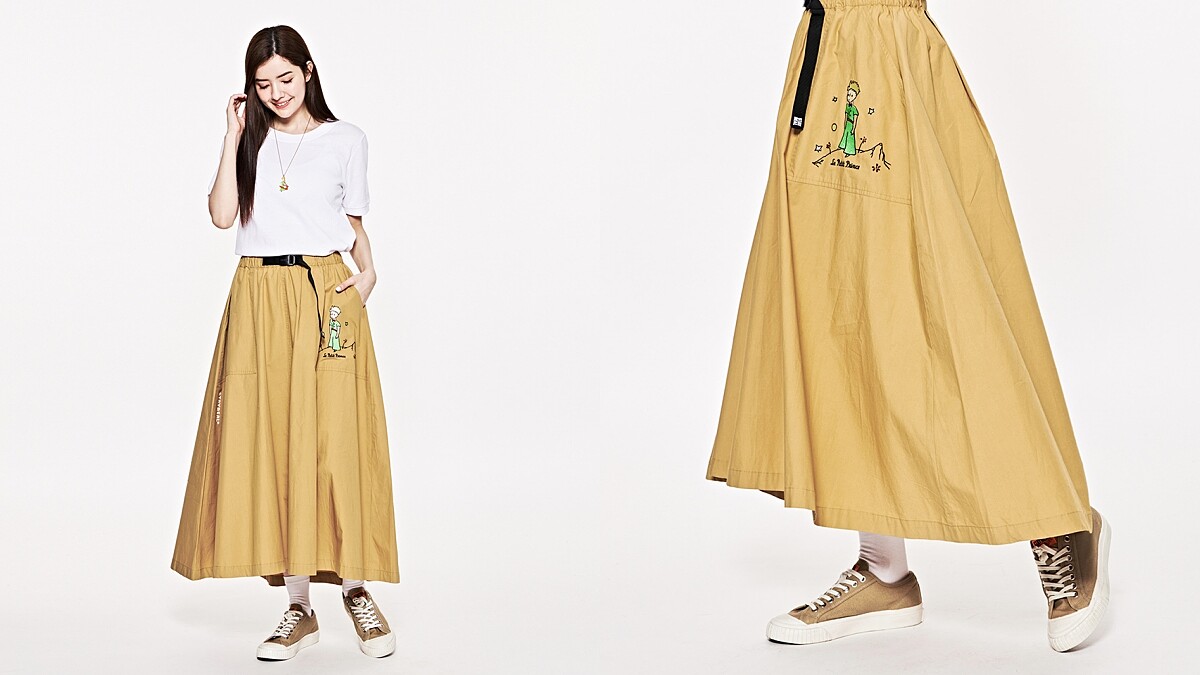 星空小王子腰帶圓裙（NT$1,980）