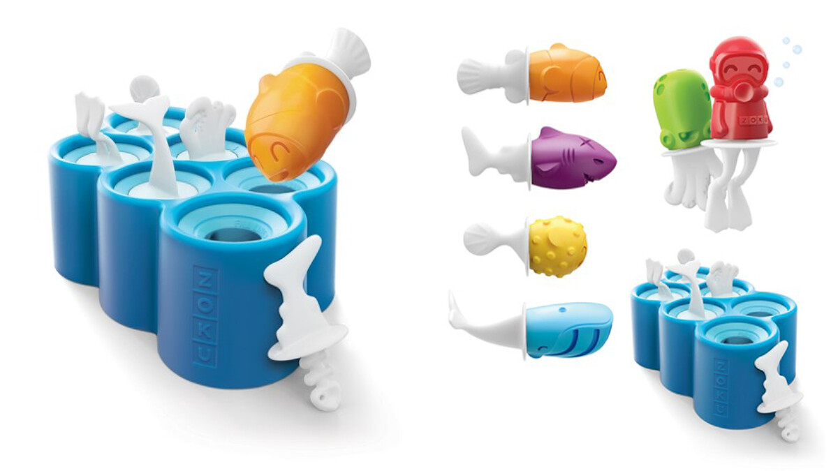 美國廚具品牌「ZOKU」推出多款趣味製冰器，像是海底生物、獨角獸造型冰棒模具組，可製作出各種趣味動物｜誠品書店