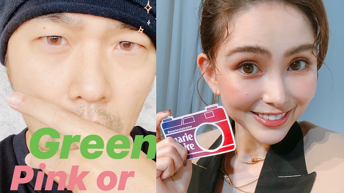 昆凌隱形眼鏡最愛戴「橄欖綠、岩石灰」,搭配服裝展現俐落眼神,另外推薦「粉紅色彩拋」讓眼神超溫柔