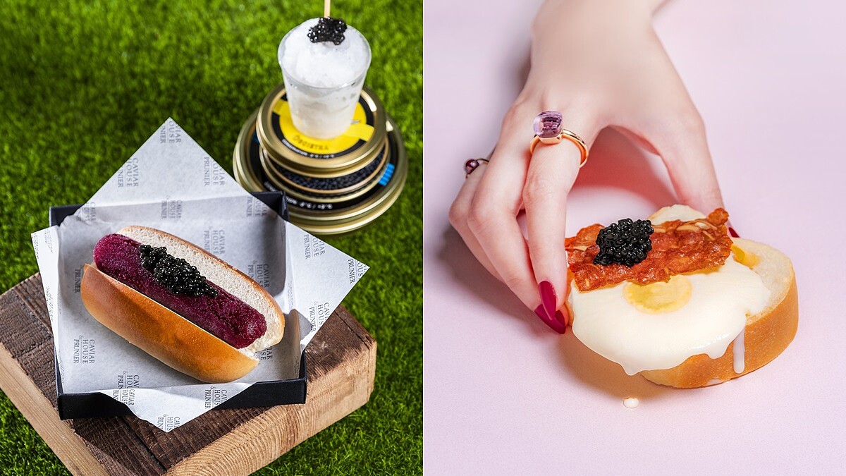 《蜷尾家》首度和法國頂級魚子醬CAVIAR HOUSE &amp; PRUNIER合作！冰狗堡、蛋土司...4款魚子醬奢華冰品創意上市