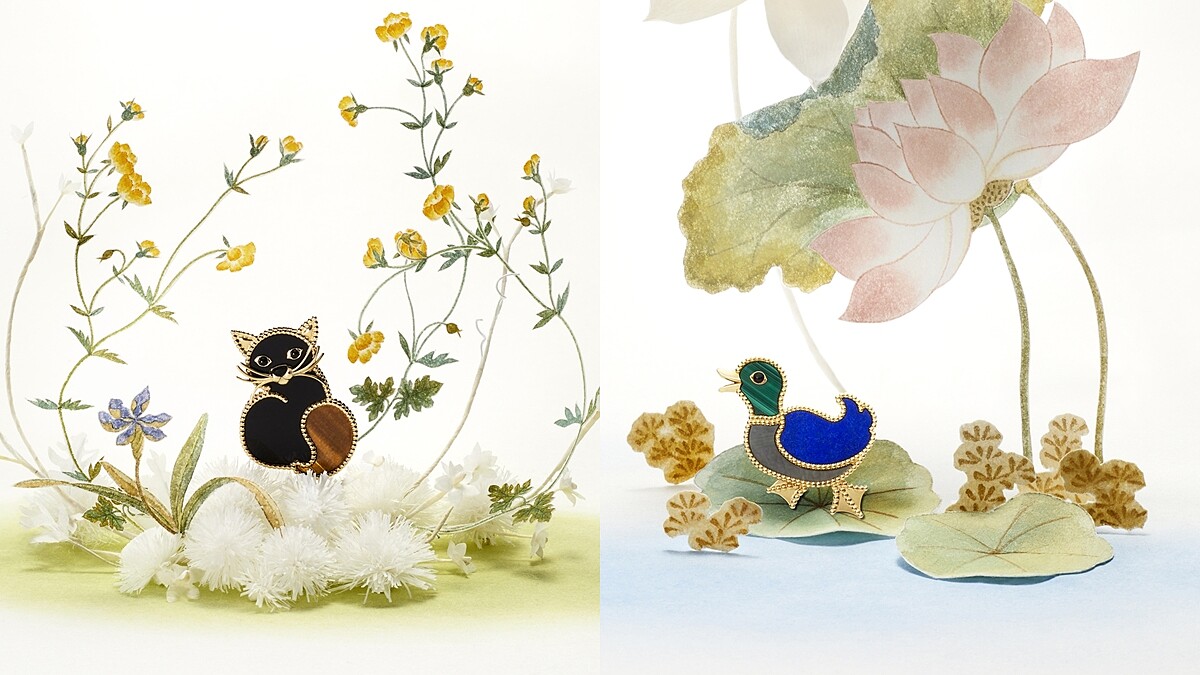 軟萌家族新成員！梵克雅寶Lucky Animals系列推出這5種動物造型胸針