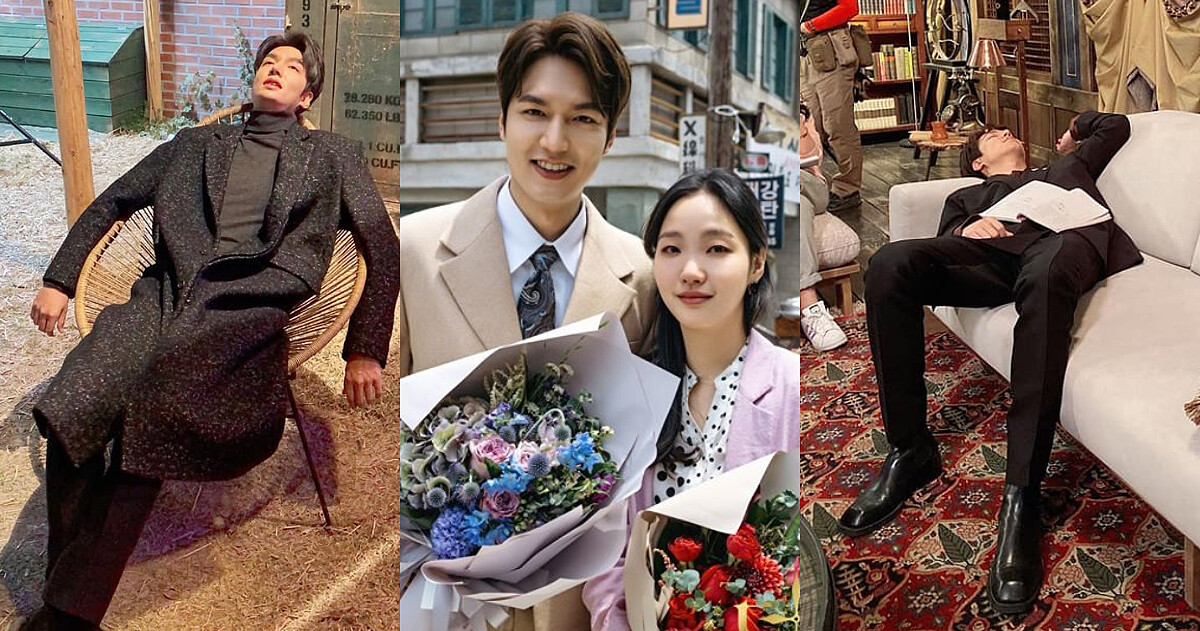 李敏鎬《The King：永遠的君主》大結局！袞王發「累屬寶寶了」幕後照，這個長腿身材比例太驚人~