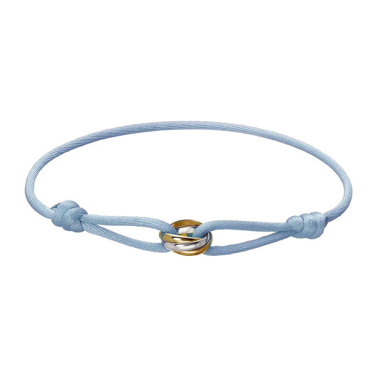Trinity絲繩手環-嬰兒藍