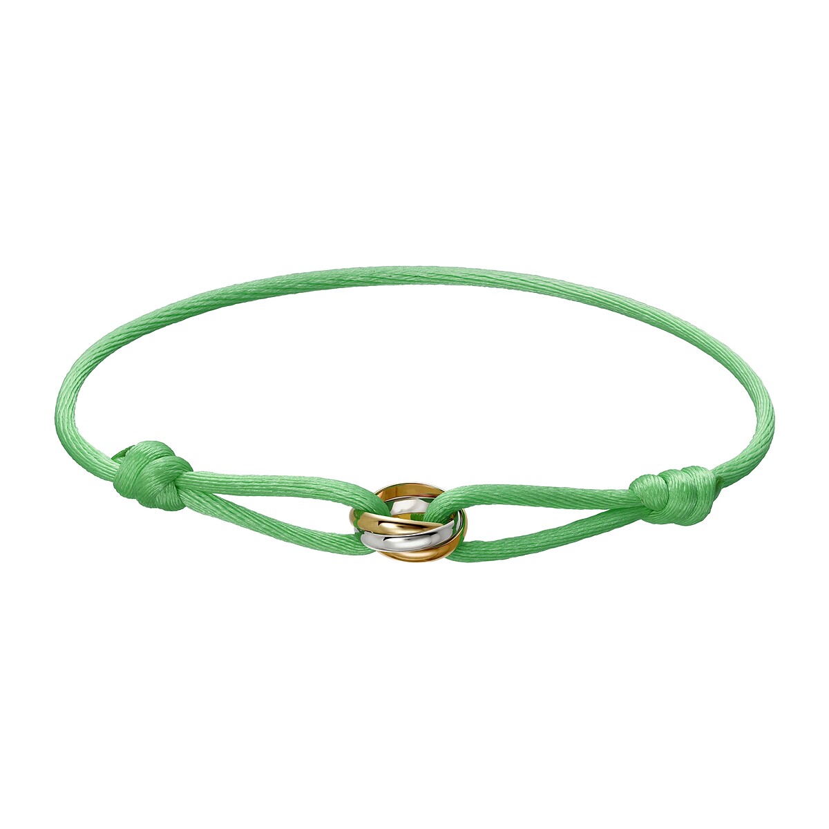 Trinity絲繩手環-耀眼綠