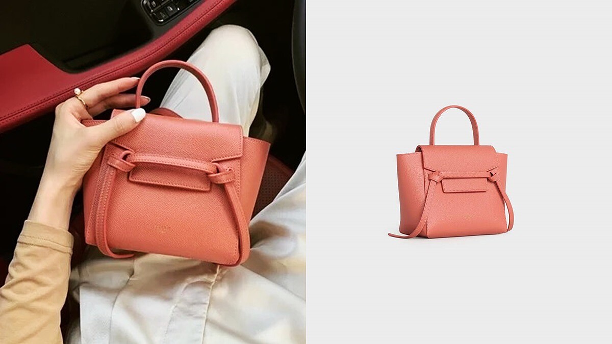 只比手掌大一些!CELINE鯰魚包Belt Bag再推Pico極小尺寸,質感灰、珊瑚橘...台灣已悄悄上架