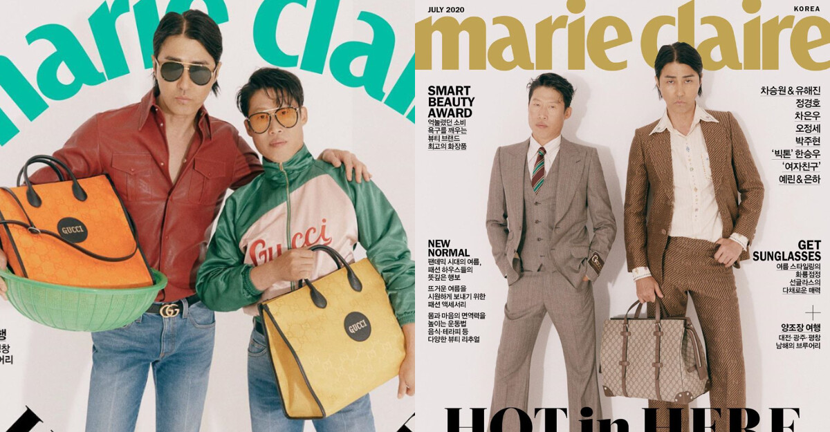  車勝元、柳海真 登韓版《美佳》封面！《一日三餐》CP超逗趣，「車叔」手上洗菜籃無違和感超時尚！