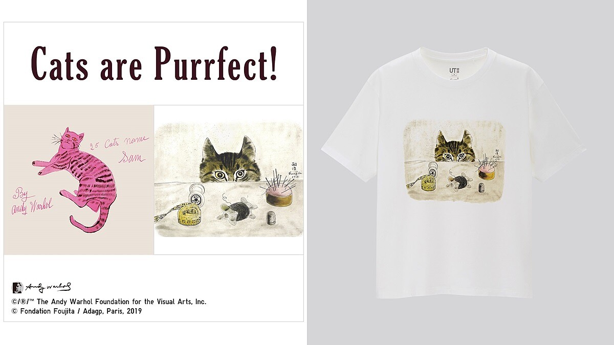 貓奴們不會想錯過！Uniqlo熱賣Cats are Purrfect! UT系列第二彈上架，把貓咪各種姿態真實呈現