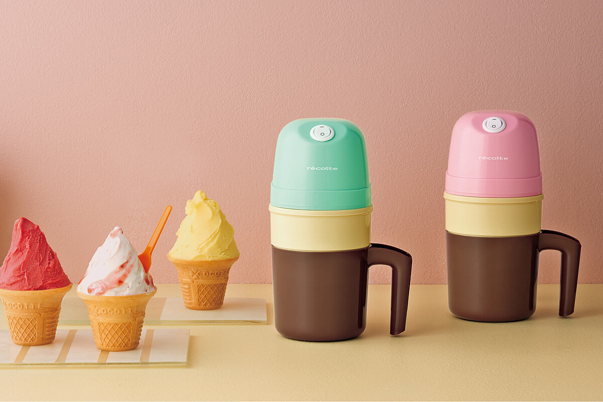 誠品書店｜日本風格家電品牌recolte｜迷你冰淇淋機｜推薦價1,080元。