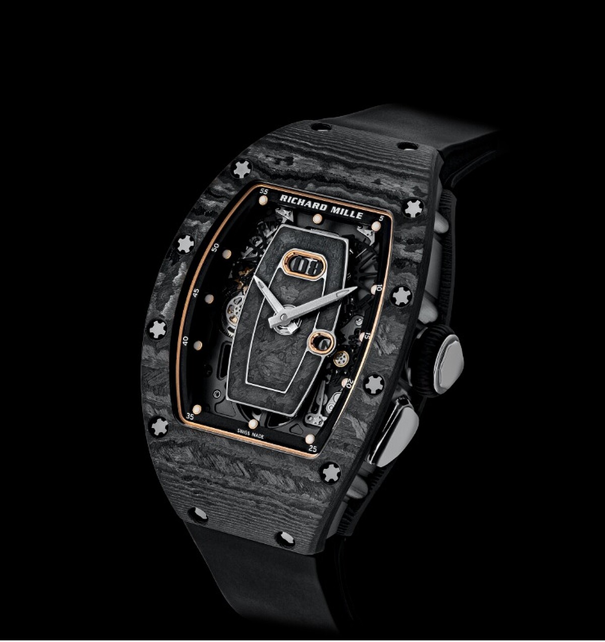 Richard Mille Carbon TPT 碳纖維材質的RM 037錶款