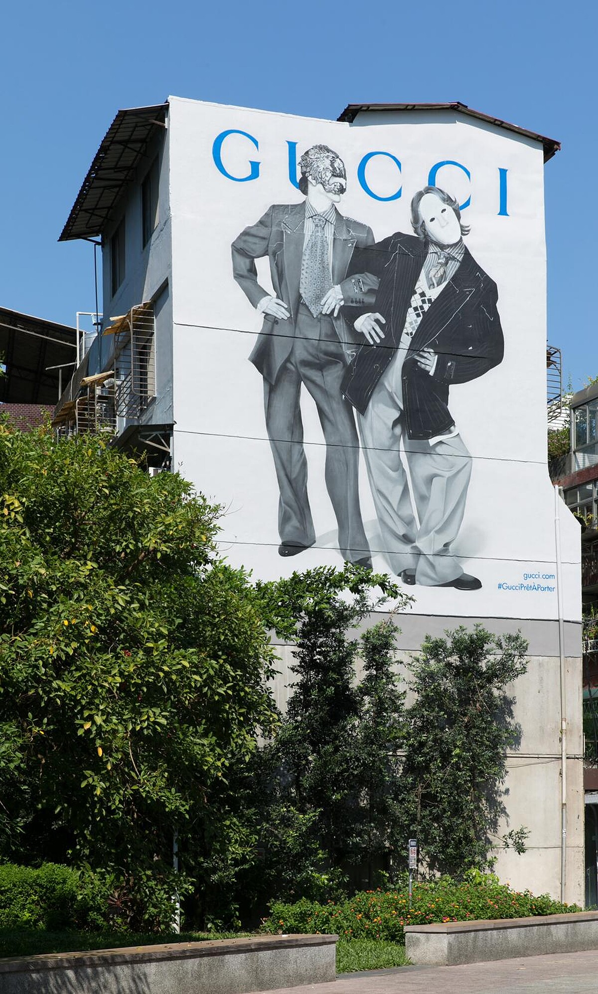 Gucci 藝術牆 台北永康街 2019年9月
