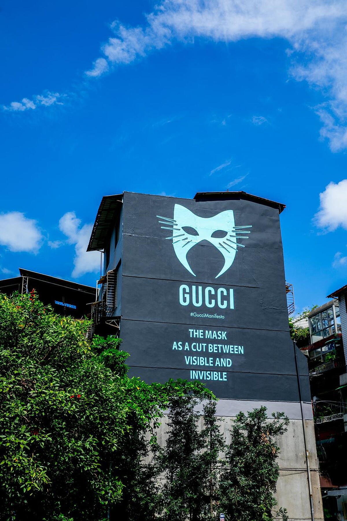 Gucci 藝術牆 台北永康街 2019年7月