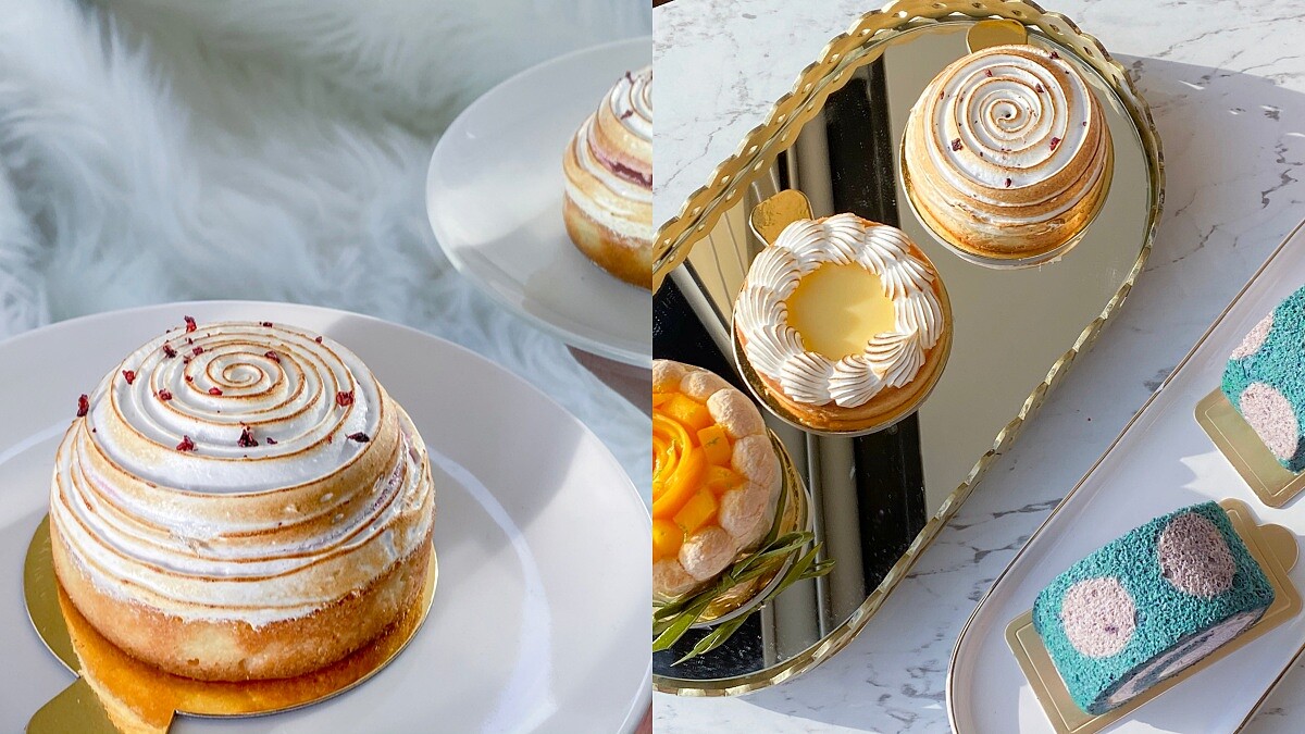 【桃園甜點】里花甜廚隱藏版甜點店4款必吃推薦,超萌毛怪卷、優雅的美味甜點在這裡