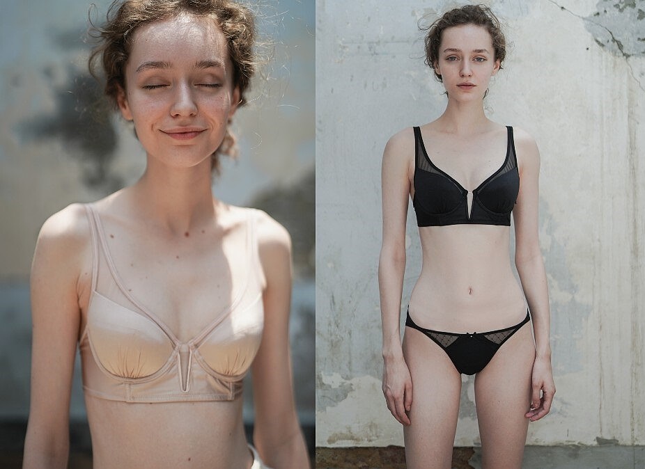 V溝影開襟內衣，NT$2,380