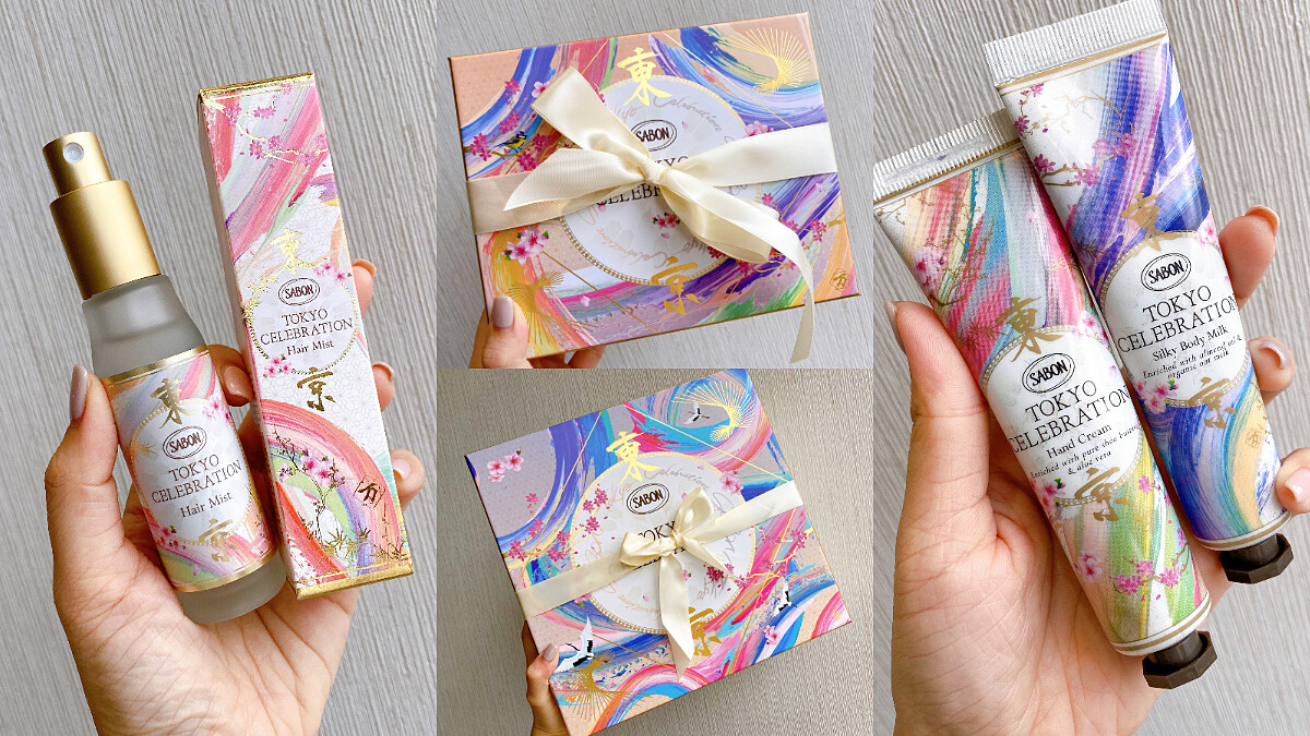 Sabon推出「髮香噴霧」了！聯名日本書道家万美打造超夢幻「東京和風」粉彩包裝！