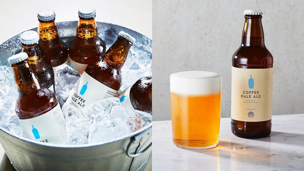 藍瓶咖啡變啤酒！日本Blue Bottle推愛爾淡啤酒，咖啡風味的冰涼啤酒，夏天最適合來一瓶