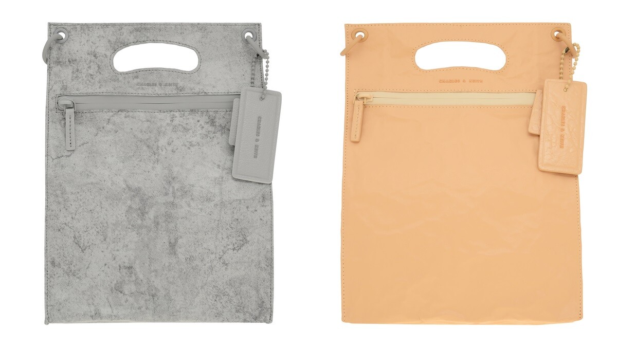 CHARLES _ KEITH 縐褶感手提包1,790元