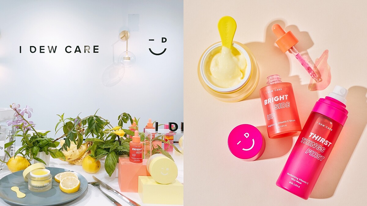 美韓混血保養品牌 I DEW CARE 登台，紅橙汁汁、鮮柚果露、檸檬奶凍…必買三大明星商品，給肌膚滿滿維他命C