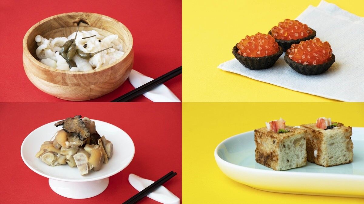 連餐檯上都有中西式開胃小點可以品嚐