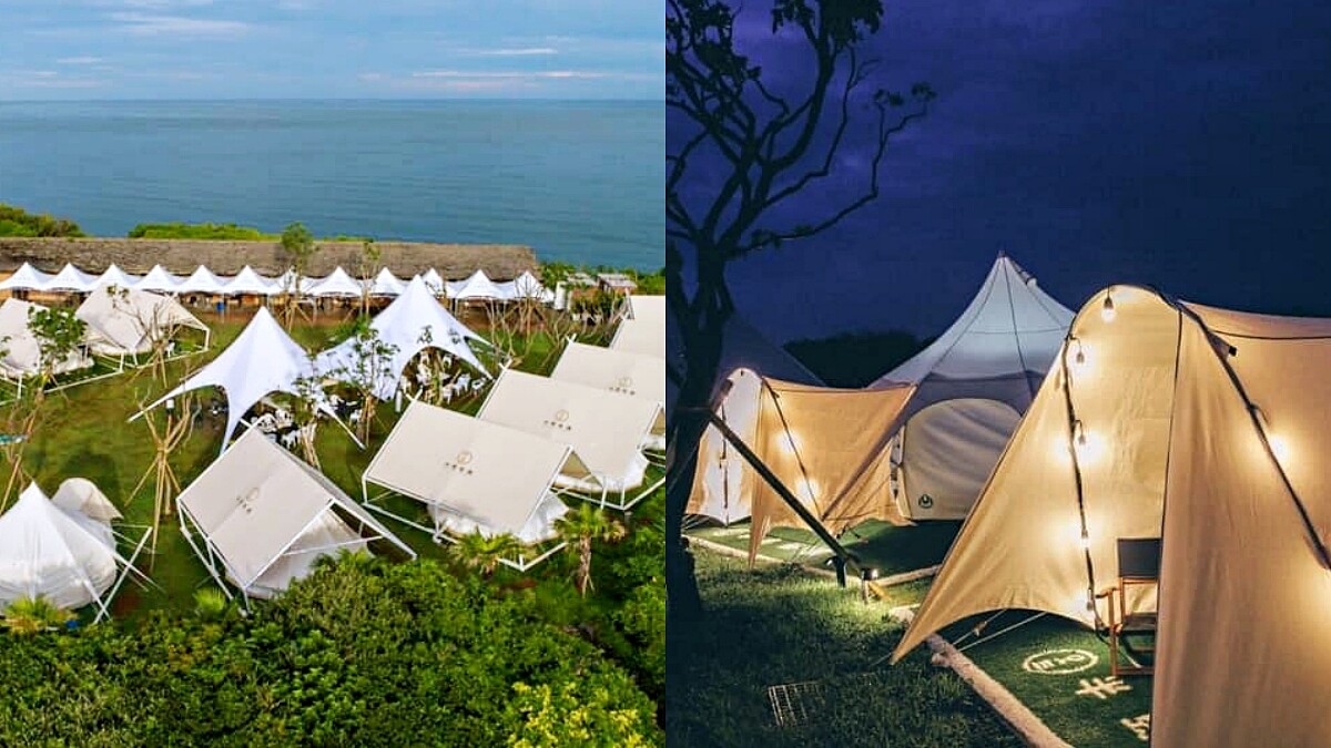 北海岸日出、夕陽看到飽！全台最北端懶人露營園區「半島秘境」走路就能到沙灘，冷氣、BBQ全都有