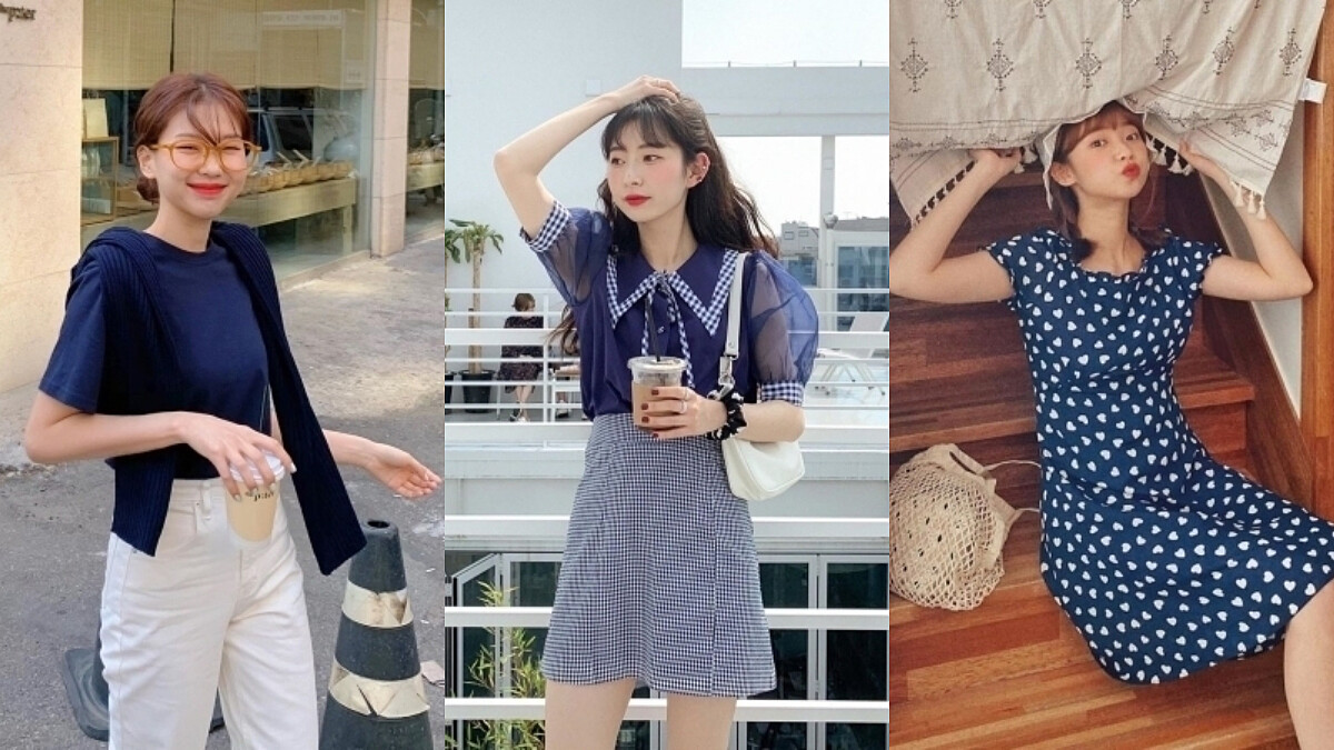 女孩夏日的氣質穿搭！用 2020 代表色「經典藍」穿出 4 種夏日風格，讓妳散發恬靜好感！