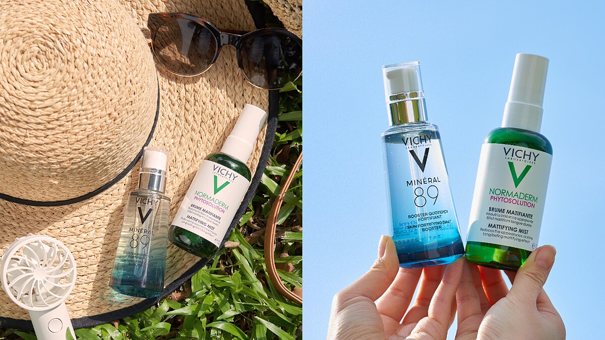 炎夏臉出油長痘痘好困擾？就交給薇姿小草原噴霧+M89穩定膚況神器！不管是油性肌膚、敏感肌通通都能用