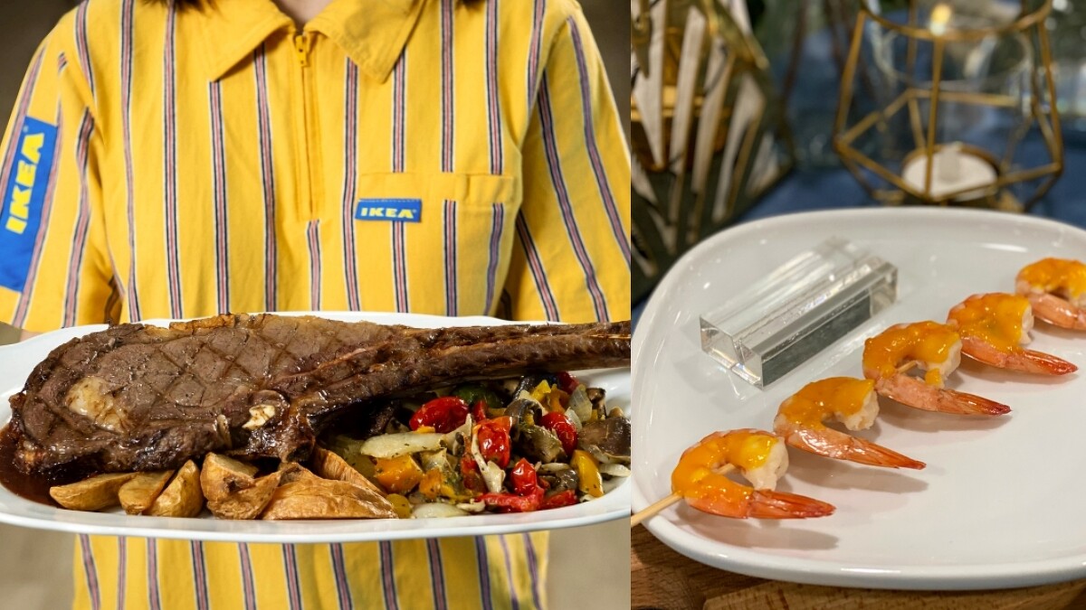 獨家開賣「比臉大」的戰斧豬排、金沙蝦串