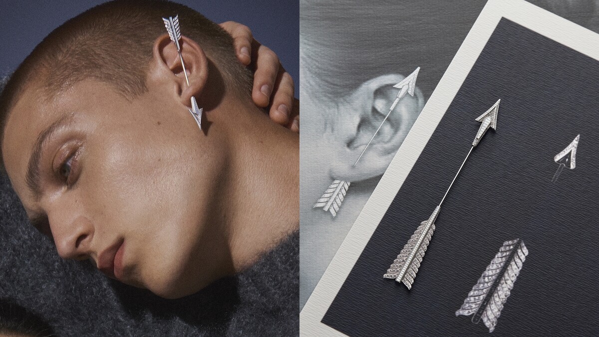 Boucheron寶詩龍2020年全新Contemplation系列Fl&egrave;che du Temps主題項鍊、手鐲、耳環與胸針