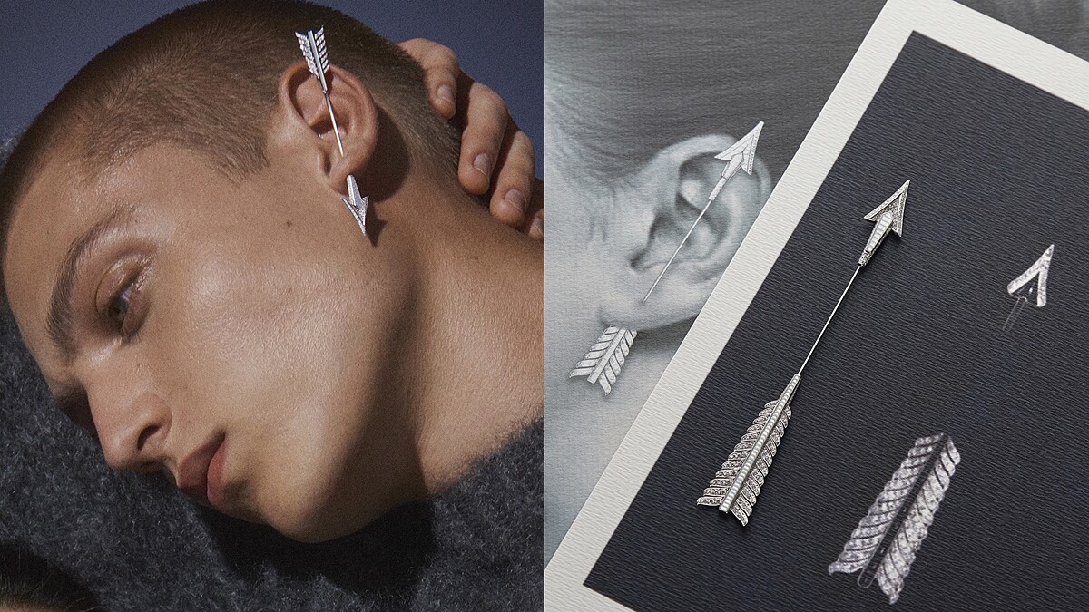 Boucheron寶詩龍2020年全新Contemplation系列Fl&egrave;che du Temps主題項鍊、手鐲、耳環與胸針