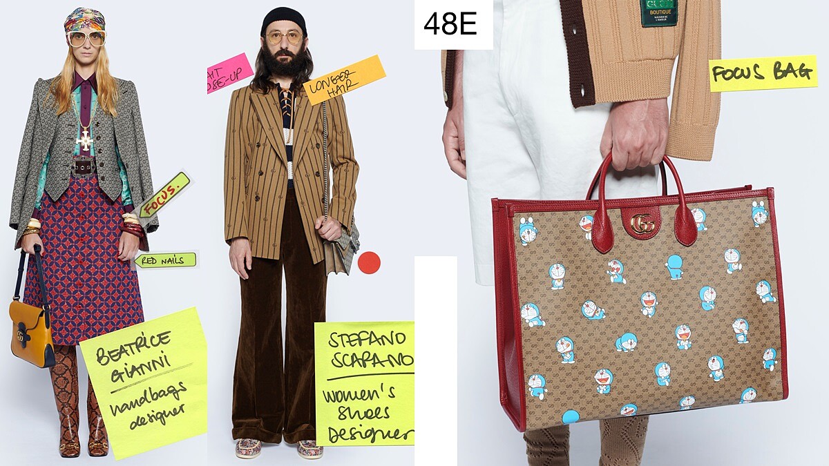 哆啦A夢、唐老鴨、自家員工全都出鏡！Gucci無季別大秀「2020 Epilogue終曲系列」3大亮點帶你看