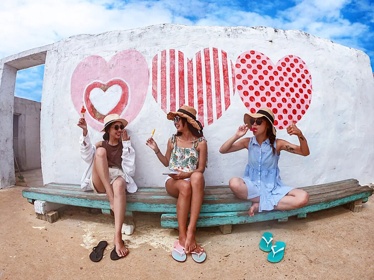 澎湖七美島上的特色冰品店「有間冰屋」。Source: IG @dora0716 授權KLOOK轉載