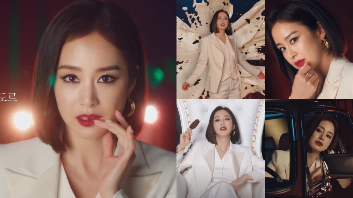 金泰希 全新冰品廣告！女王氣勢、霸氣短髮，每個畫面都美爆，真正的夏日女王是她！