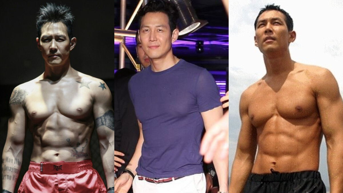 50歲李政宰的身材有多兇？出道近30年，為戲運動減重，「縱使健身辛苦，卻是演員的本份。」