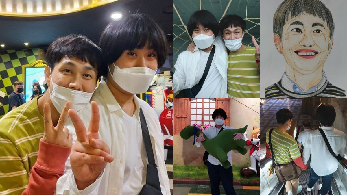 吳政世《雖然是精神病但沒關係》「尚泰」入魂！與精障大提琴家同遊樂園，粉絲暖心回禮畫像太動人！