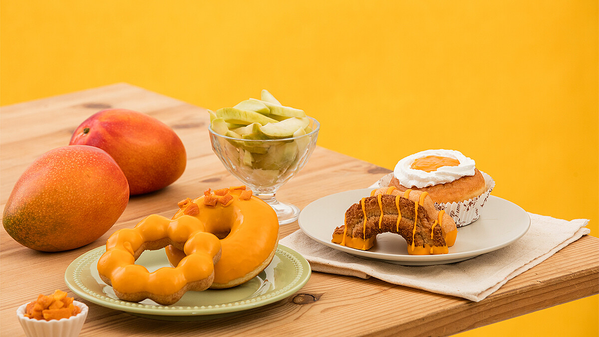 芒果控尖叫！Mister Donut推6款芒果甜甜圈，以愛文芒果尬情人果，還有全新西西里檸檬珈琲登場