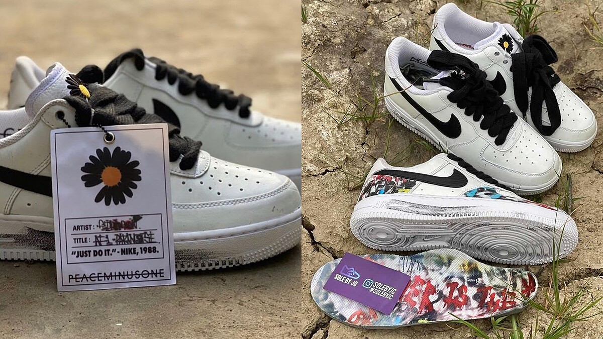 GD第二發聯名系列曝光！權志龍Peaceminusone再推出全白Nike Air Force 1，鞋款細節、開賣時間、售價搶先公開