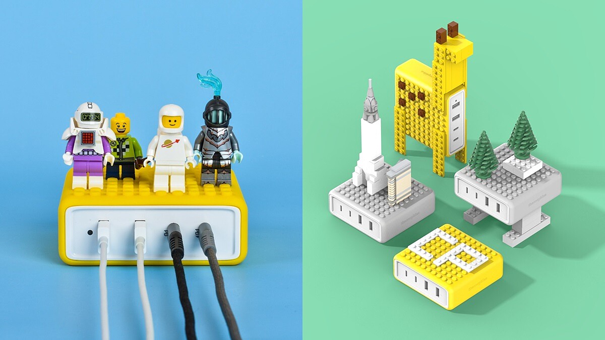 超可愛!Thecoopidea推積木充電器5大亮點公開,從耳機、筆電、SWITCH一顆搞定,