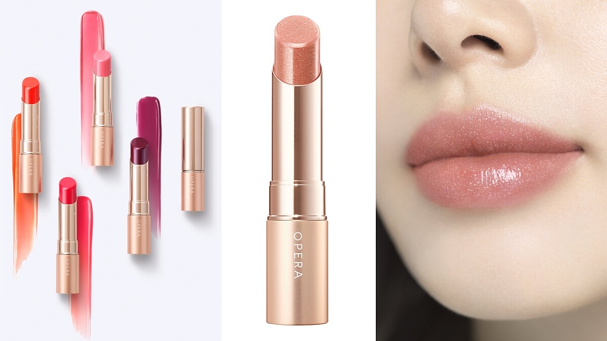 OPERA唇膏2020年變成霧面玫瑰金包裝超迷人，還有絕美限定色#101光透粉、#102光透米，一抹是絕美冷淡奶茶色