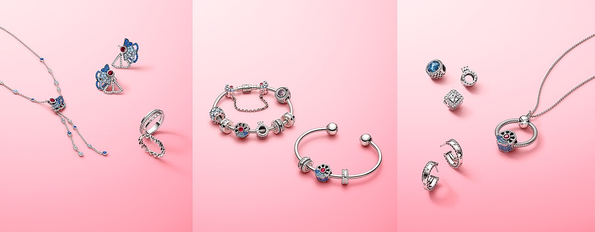 Pandora 藍色摺扇系列