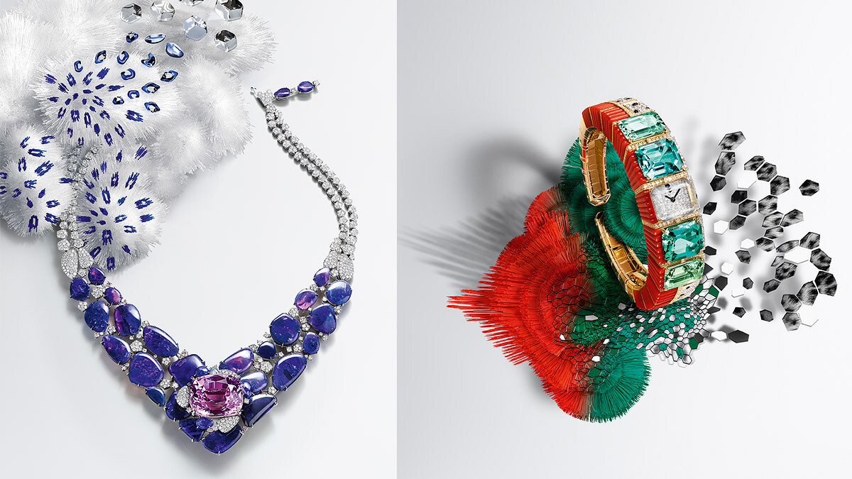 HEMIS項鍊、PANTH&Egrave;RE TROPICALE 珠寶腕錶