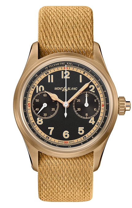 萬寶龍1858系列單按把計時腕錶限量款1858，NT$186,800