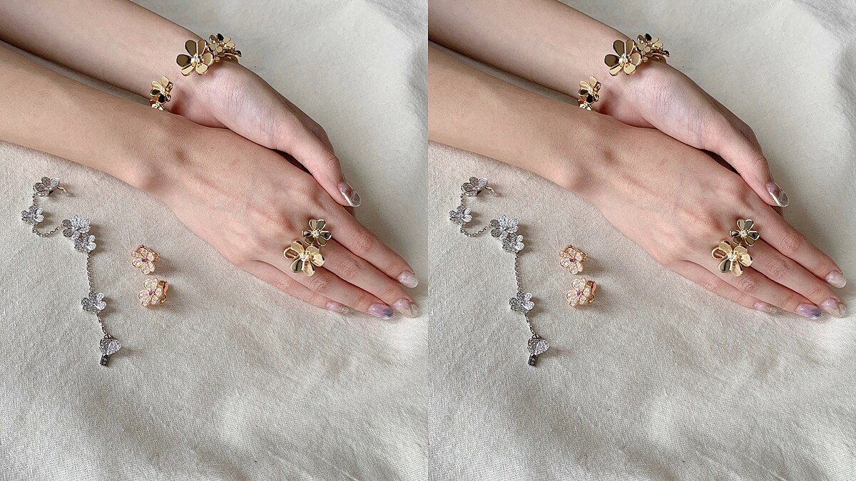 試戴報告│Van Cleef & Arpels集結愛心花瓣造型、鏡面拋光工藝的Frivole系列新品細節實錄