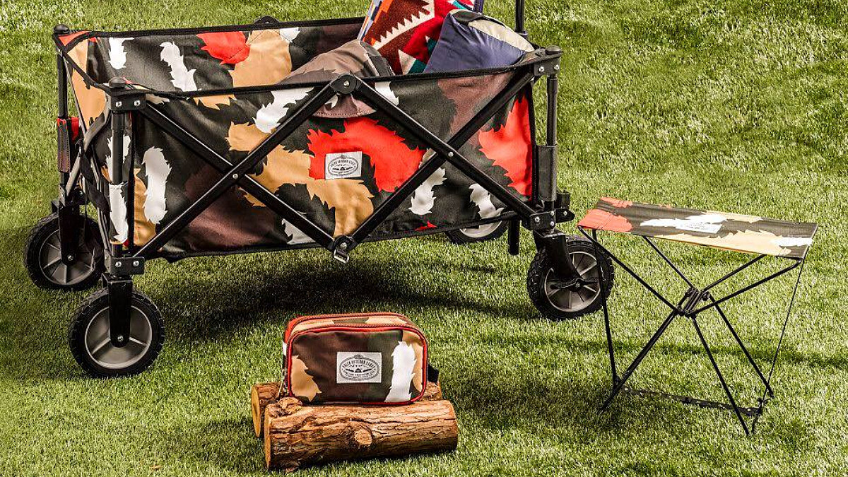 露營族必收！全聯全新集點加價活動，首度與美國Outdoor品牌POLeR打造9款楓葉橘迷彩單品