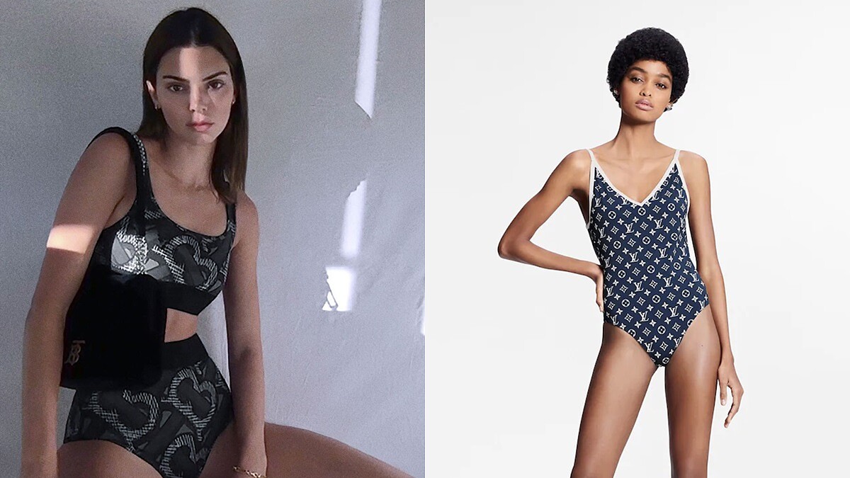 繼老花包包、老花手錶最新該入手一件「老花比基尼」！盤點LV、Burberry、Fendi…6款精品牌泳裝