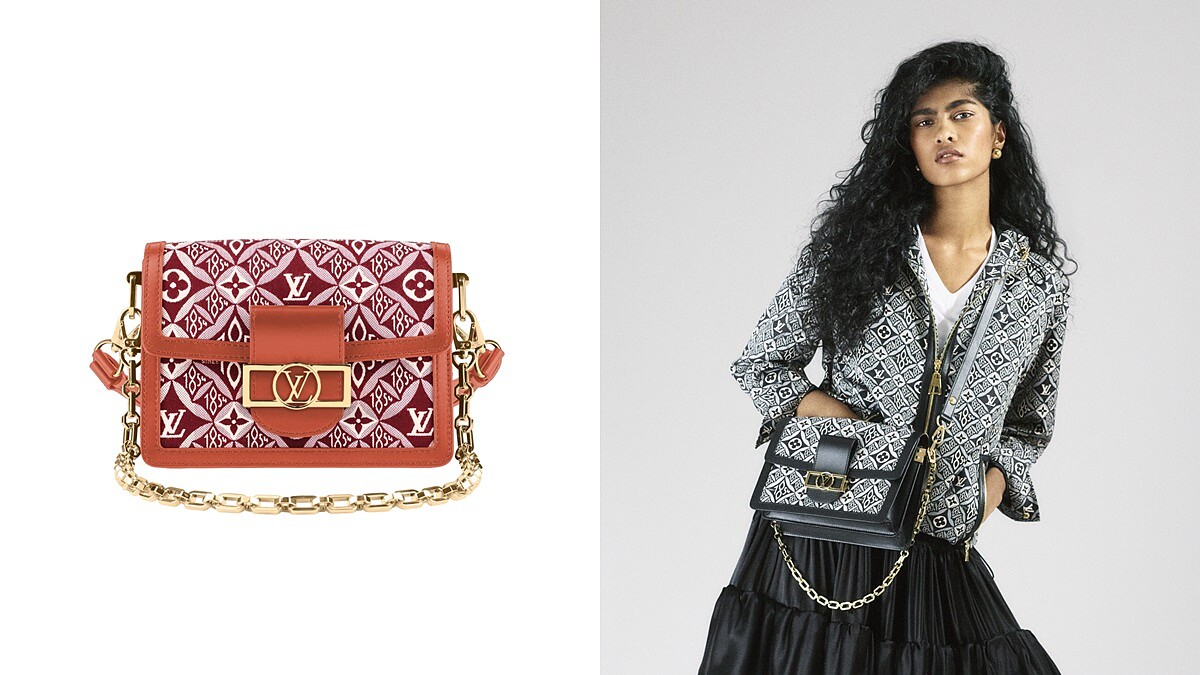 缺貨包款換人當！LV全新1854系列抵台，熱賣達芙尼包換上新老花圖案有紅、黑兩色