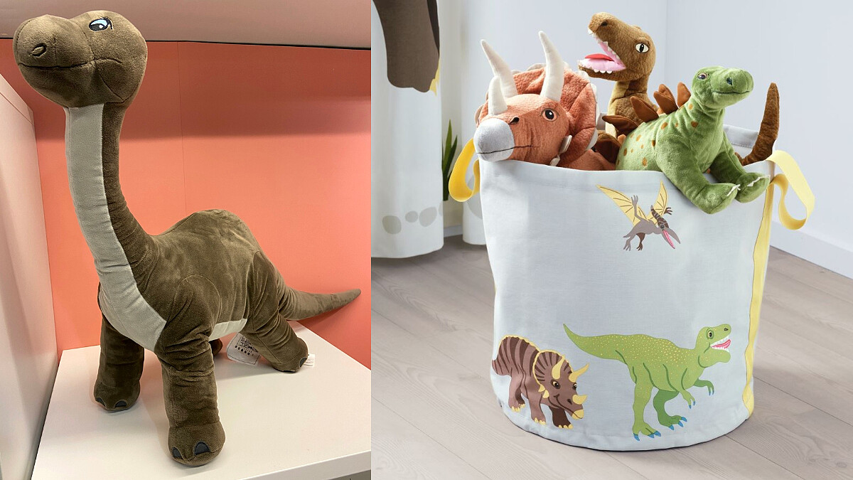 IKEA超人氣鯊魚對手來臨！全新「JÄTTELIK恐龍」系列超萌問世，暴龍、雷龍、劍龍玩偶太欠抱，甚至能變成恐龍蛋